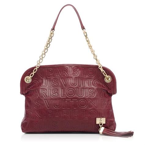 Louis Vuitton Limited Edition Paris Souple Wish Shoulder Bag.